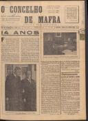 O Concelho de Mafra: Jornal Regionalista, Ano 22, n.º  585