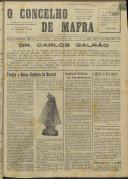 O Concelho de Mafra: Jornal Regionalista, Ano 27, n.º  665