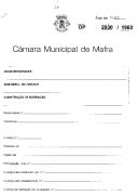 OP 2030/1963 Joaquim Marques - Semineira Milharado - construção de um barracão licença de construção nº 358/1964 