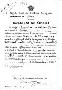 Boletim de Óbito 1796
Ana de Jesus Melgas
Coval 186