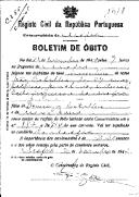 Boletim de Óbito 1618
João Batalha
Coval 255