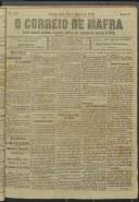 O Correio de Mafra: Jornal semanal, noticioso e agrícola, defensor dos interesses da Comarca de Mafra, Ano 5, n.º 165