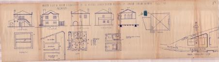 OP Aristides Leonardo Mota - Caneira Nova / Azueira - Construir casa para habitação e arrecadação - Licença de construçãi nº 383/1947 - Licença de utilização nº 475/1950. 