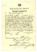 Boletim de óbito A1753
Manuel Pinhão de Alegria
Coval 84