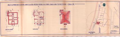 OP António Joaquim de Almeida - Rua 1º de Maio, em Mafra - Construir prédio de habitação e garagem - Licença de construção nº 485/1946, 309/1947 - Licença de utilização nº 19/1948.