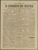 O Correio de Mafra: Jornal semanal, noticioso e agrícola, defensor dos interesses da Comarca de Mafra, Ano 6, n.º 227