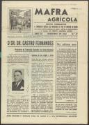 Mafra Agrícola: Boletim informativo da Cooperativa Agrícola dos Produtores de Leite do Concelho de Mafra, Ano 3, n.º 37