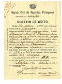 Boletim de Óbito 463
Domingos Duarte Franco
Coval 226