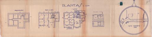 OP António Francisco Branco (Vicente dos Reis) - Avenida Principal, Roussada / Milharado - Construir uma casa de habitação - Licença de construção nº. 568/1947 - licença de utilização nº 244/1964