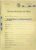 OP 5662/1970 Maria Cândida Martins - Rua de São MIguel nº 6 - Alcainça - São Miguel de Alcainça - construção de uma moradia  - licença de construção nº 2256/1970  licença de utilização nº 358/1971  