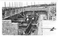 Fotografia da construção do Hospital da Irmandade de Nossa Senhora das Dores - Mafra