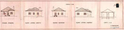 OP Georgina Lobo e Silva Soares - Bairro das Andorinhas / Ericeira - Construir moradia - Licença de construção nº 1407/1952 - Licença de utilização nº 379/1954.