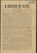 O Concelho de Mafra: Folha Semanal, Ano 1, n.º 28