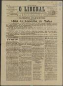 O Liberal: Semanário do Partido Republicano Liberal, Ano 3, n.º 127