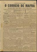 O Correio de Mafra: Jornal semanal, noticioso e agrícola, defensor dos interesses da Comarca de Mafra, Ano 2, n.º 15