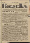 O Concelho de Mafra: Jornal Regionalista, Ano 18, n.º 537