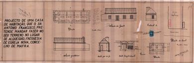 OP António Francisco - Alqueidão / Igreja Nova - Construção de casa de habitação - Licença de construção n.º 555/1949, de 13 de Julho 