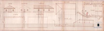 OP José Jorge Carpinteiro - - construção de armazém, Av. 9 de Julho, nº 78 - Venda do Pinheiro - Licença de construção nº 1642/1956.