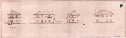 OP Emídio da Silva - Ericeira - Construir moradia de rés de chão e 1º andar com 234.60m2 -
Licença de construção nº 148/1955 - Licença de utilização nº 1172/1955.