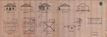 OP Francisco Rodrigues - Lugar de Vilãs / Mafra - Construir uma moradia - Licença de construção nº. 581/1955 - Licença de utilização nº. 295/1957.