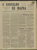 O Concelho de Mafra: Jornal Regionalista, Ano 29, n.º  690