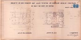 OP Júlio Teixeira de Carvalho - Rua 1º de Maio, em Mafra - Construir casa para habitação - Licença de construção nº 953/1948 - Licença de utilização nº 1065/1948, de 21 de Dezembro