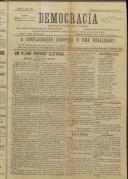 Democracia: Semanário republicano de Mafra, Ano 1, n.º 28