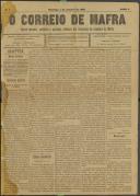 O Correio de Mafra: Jornal semanal, noticioso e agrícola, defensor dos interesses da Comarca de Mafra, Ano 2, n.º 7