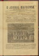 O Jornal Mafrense: Semanário noticioso, agrícola, científico, literário e recreativo, Ano 8, nº 370