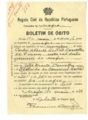 Boletim de Óbito 878
Carlos Alberto Leitão Carvalho
Coval 127