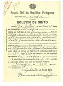 Boletim de Óbito 790
Olga Maria Vicente Miranda
Coval 94