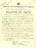 Boletim de Óbito 1655
José Jacinto
Coval 290