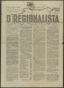 O Regionalista: Semanário Ilustrado, Ano 6, n.º 274