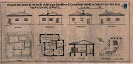 OP Central Saloia, Lda, de Gaudêncio & Camarão - Barreiralva / Mafra - Construir um posto de receção de leite - Licença de construção nº. 382/1947 - Licença de utilização nº. 427/1950.