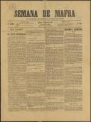 Semana de Mafra: Defensor dos interesses do Concelho de Mafra, Ano 2, n.º 63