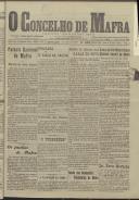 O Concelho de Mafra: Jornal Regionalista, Ano 16, n.º 483