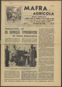 Mafra Agrícola: Boletim informativo da Cooperativa Agrícola dos Produtores de Leite do Concelho de Mafra, Ano 1, n.º 8