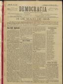 Democracia: Semanário republicano de Mafra, Ano 3, n.º 120