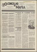 O Concelho de Mafra: Jornal Regionalista, Ano 36, n.º  778