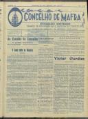 O Concelho de Mafra: Semanário ilustrado. Órgão de Propaganda e Defesa do Concelho, Ano 1, n.º 14