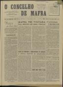 O Concelho de Mafra: Jornal Regionalista, Ano 30, n.º  693