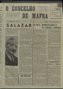 O Concelho de Mafra: Jornal Regionalista, Ano 26, n.º  636