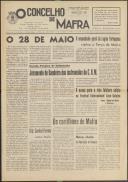 O Concelho de Mafra: Jornal Regionalista, Ano 31, n.º  733