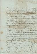 Escrito particular da venda que faz Teresa de Jesus, viúva de Gregório Martins, moradora no lugar de Vila Pouca, freguesia de Enxara do Bispo, de um domínio útil de um prazo foreiro à Irmandade do Santíssimo Sacramento da referida freguesia, a António Francisco Simões de Carvalho, morador no lugar de Vila Franca do Rosário. 