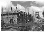 Fotografia da construção do Hospital da Irmandade de Nossa Senhora das Dores - Mafra