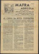 Mafra Agrícola: Boletim informativo da Cooperativa Agrícola dos Produtores de Leite do Concelho de Mafra, Ano 3, n.º 27