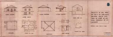 OP João Alves Malheiro - Azenhas dos Tanoeiros / Encarnação - Construir uma casa terrea para habitação - Licença de construção nº. 1025/1950, de 25 de Agosto - Licença de utilização nº. 1320/1963, de 5 de Agosto 