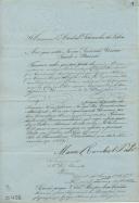 Licença concedida pelo cardeal patriarca de Lisboa, D. Manuel I, ao juiz, procurador e mais mordomos de Nossa Senhora da Conceição para exposição do Santíssimo Sacramento e procissão no dia 8 de Dezembro de 1866. 