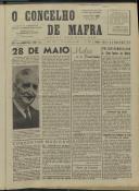 O Concelho de Mafra: Jornal Regionalista, Ano 30, n.º  697