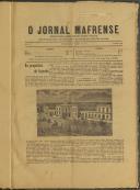 O Jornal Mafrense: Semanário noticioso, agrícola, científico, literário e recreativo, Ano 9, nº 429